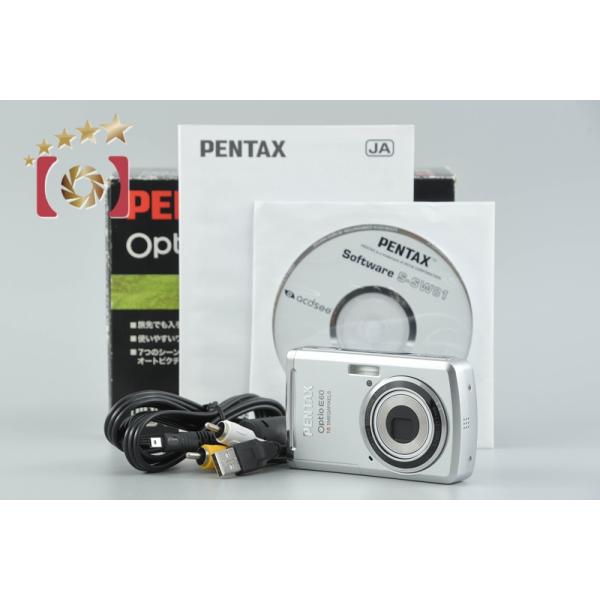 カメラ 【美品】ペンタックスPENTAX OPTIO E60 コンパクトデジタルカメラ