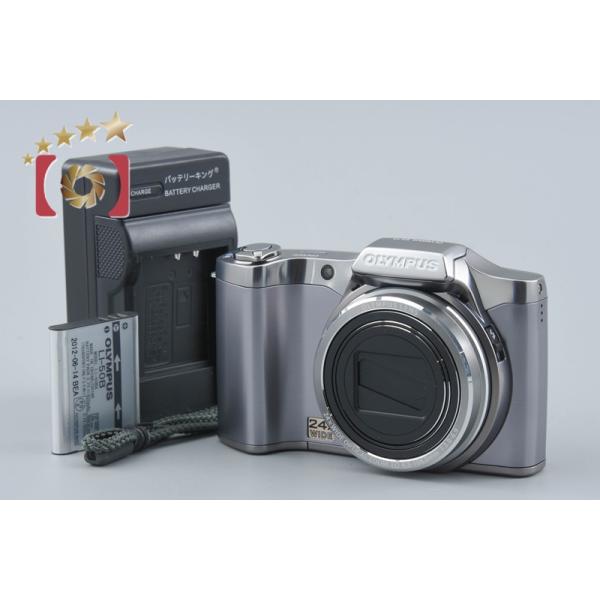 【完動品】OLYMPUS SZ-14 コンデジ シルバー 動作確認済 オリンパス（OLYMPUS） 【中古】OLYMPUS SZ-14 シルバー コンパクト