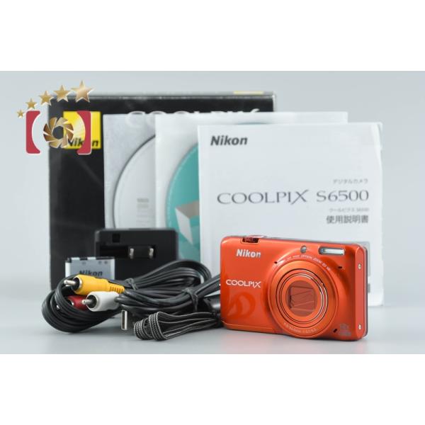 （美品）Nikon COOLPIX S6500 オレンジ ニコン（Nikon） 【中古】Nikon COOLPIX S6500 マンダリンオレンジ