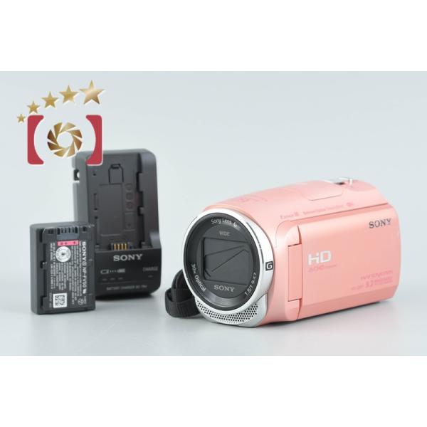 【未使用級】Sony HDR-CX670 ピンク ビデオカメラ 付属品多数 SONY（ソニー） 【中古】SONY ハンディカム HDR-CX670 ピンク デジタル
