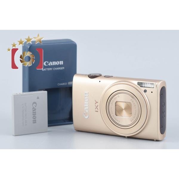 【中古】Canon キヤノン IXY 620F ゴールド コンパクトデジタルカメラ