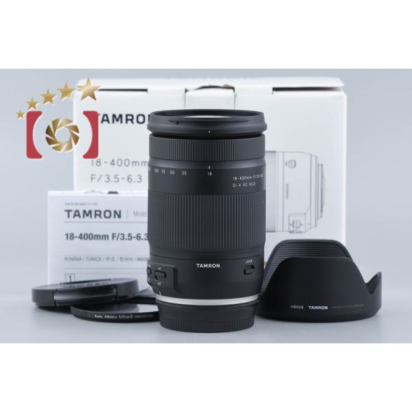 【中古】TAMRON タムロン B028 18-400mm f/3.5-6.3 Di II VC HLD キヤノン用 元箱付き