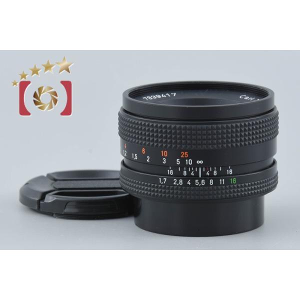 【中古】CONTAX コンタックス Carl Zeiss Planar 50mm f/1.7 T* MMJ