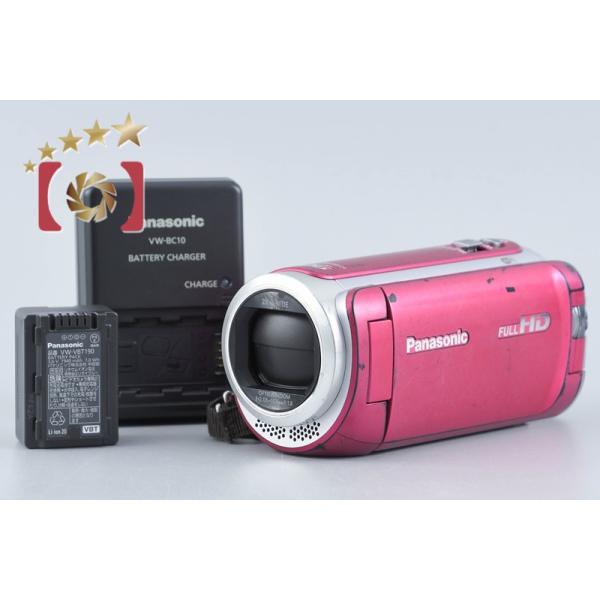 【中古】Panasonic パナソニック HC-W590M ピンク ビデオカメラ