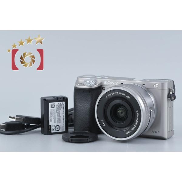 SONY α6000 ミラーレス一眼カメラ 35言語 SONY（ソニー） 【中古】SONY α6000 ILCE-6000 シルバー パワーズーム