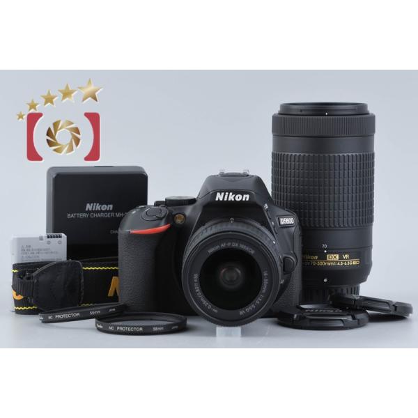 【美品・シャッター数12,891回】Nikon D5600 一眼レフ ニコン（Nikon） 【中古】Nikon D5600 ダブルズームキット シャッター