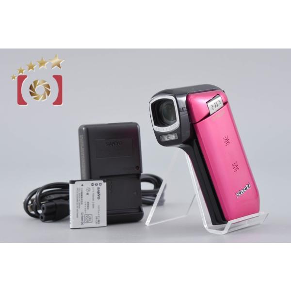 【中古】SANYO 三洋電機 Xacti DMX-CG10 ピンク デジタルムービーカメラ