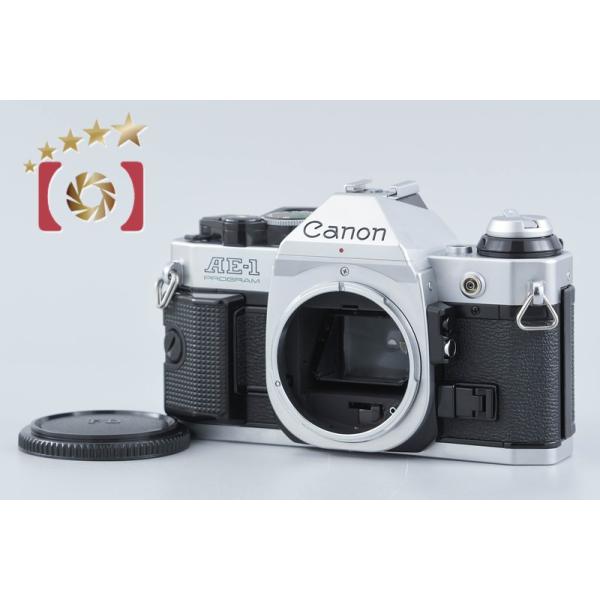 【中古】Canon キヤノン AE-1 PROGRAM シルバー フィルム一眼レフカメラ