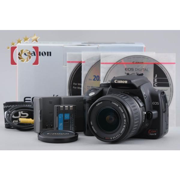 【中古】Canon キヤノン EOS Kiss Digital N ブラック ズームレンズキット 元箱付き