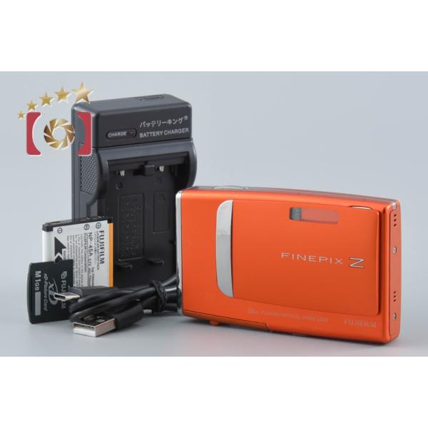 【中古】FUJIFILM 富士フイルム FINEPIX Z10fd オレンジ コンパクトデジタルカメラ