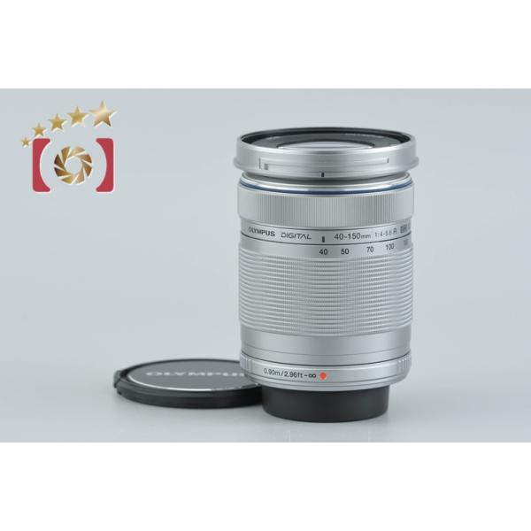 【中古】OLYMPUS オリンパス M.ZUIKO DIGITAL ED 40-150mm f/4-5.6 R シルバー