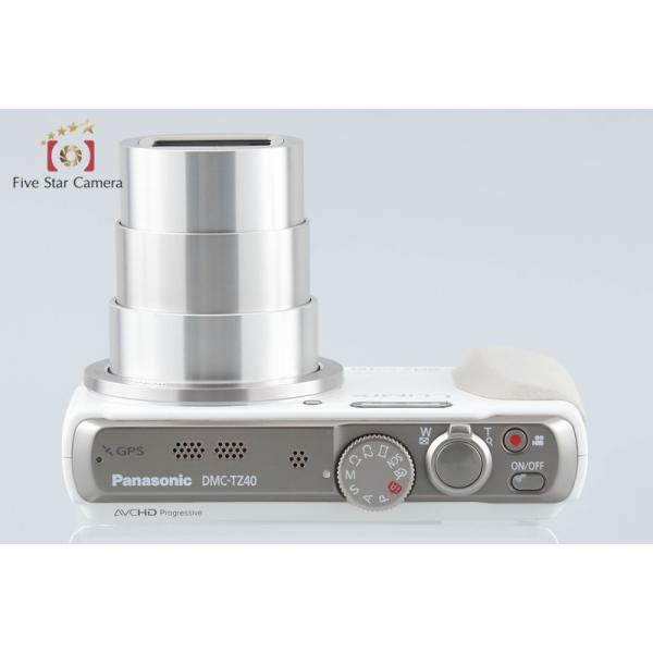 �y���ÁzPanasonic �p�i�\�j�b�N LUMIX DMC-TZ40 �z���C�g �R���p�N�g�f�W�^���J���� ���i�摜5
