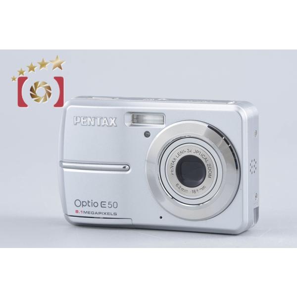 【動作確認済】PENTAX ペンタックス Optio E50 レトロコンデジ ペンタックス 【中古】PENTAX Optio E50 コンパクトデジタルカメラ
