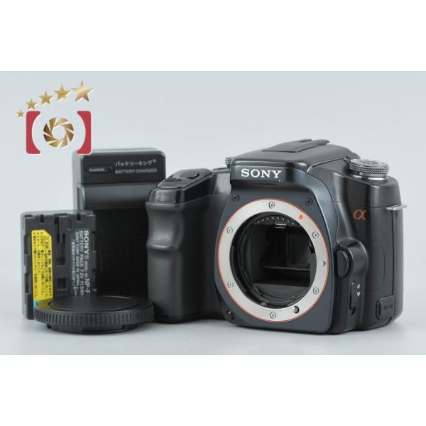 【中古】SONY ソニー α100 DSLR-A100 ブラック デジタル一眼レフカメラ