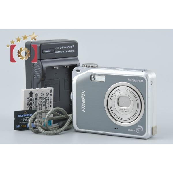 【中古】FUJIFILM 富士フイルム FinePix V10 ガンメタリック コンパクトデジタルカメラ