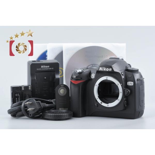 【中古】Nikon ニコン D70 デジタル一眼レフカメラ シャッター回数僅少