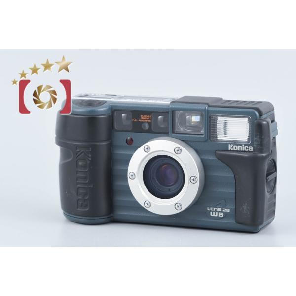 【中古】Konica コニカ 現場監督 WIDE 28 コンパクトフィルムカメラ