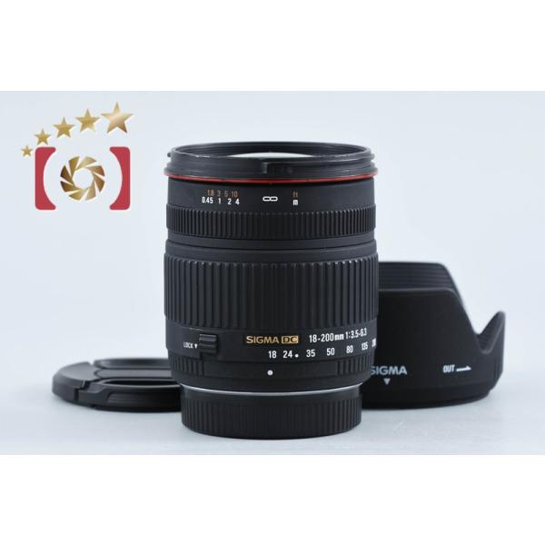 【中古】SIGMA シグマ 18-200mm f/3.5-6.3 DC ペンタックス用