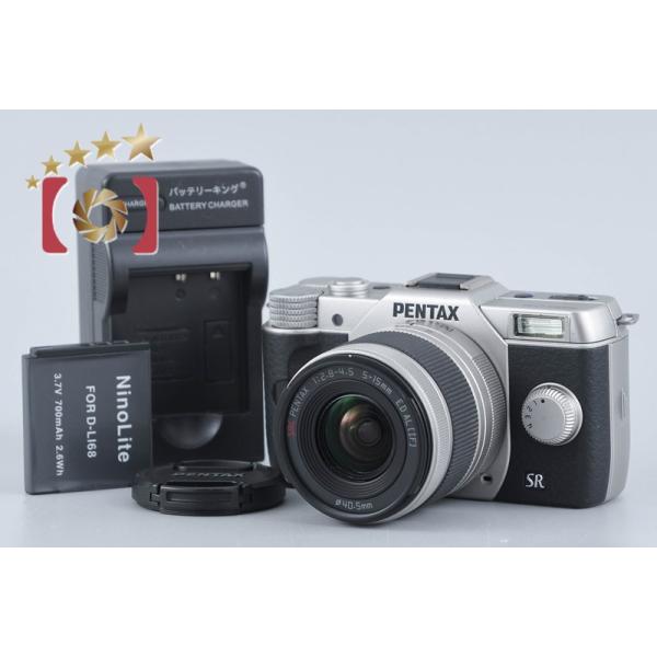 【中古】PENTAX ペンタックス Q10 ズームレンズキット シルバー シャッター回数僅少