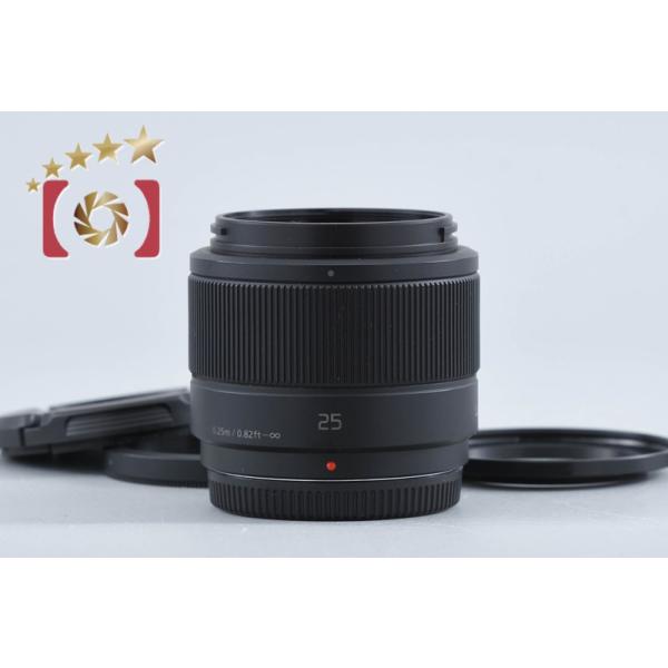 【中古】Panasonic パナソニック LUMIX G 25mm f/1.7 ASPH. H-H025 ブラック