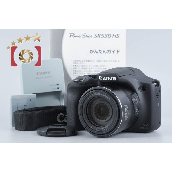 【中古】Canon キヤノン PowerShot SX530 HS ブラック コンパクトデジタルカメラ