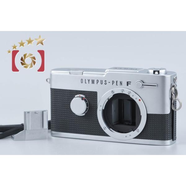 【中古】OLYMPUS オリンパス PEN FV シルバー フィルム一眼レフカメラ