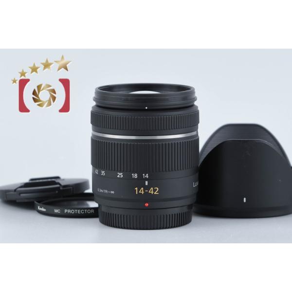 【中古】Panasonic パナソニック LUMIX G VARIO 14-42mm f/3.5-5.6 ASPH. MEGA O.I.S. H-FS014042