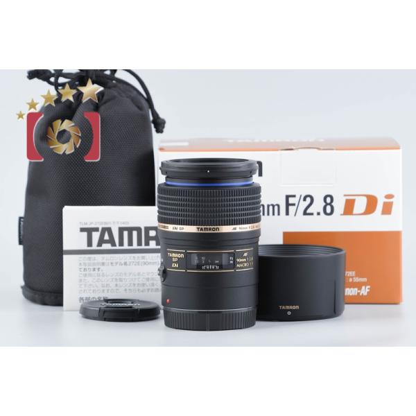【中古】TAMRON タムロン 272E SP AF 90mm f/2.8 Di MACRO キヤノン用 元箱付き