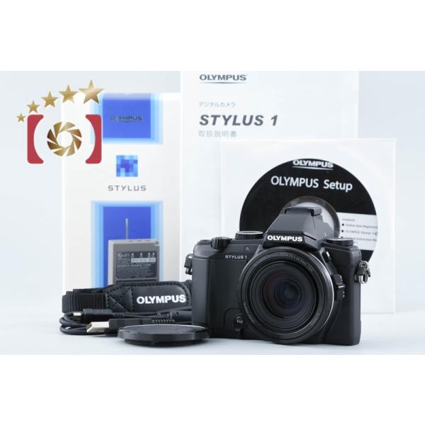 【中古】OLYMPUS オリンパス STYLUS 1 コンパクトデジタルカメラ シャッター回数僅少 元箱付き