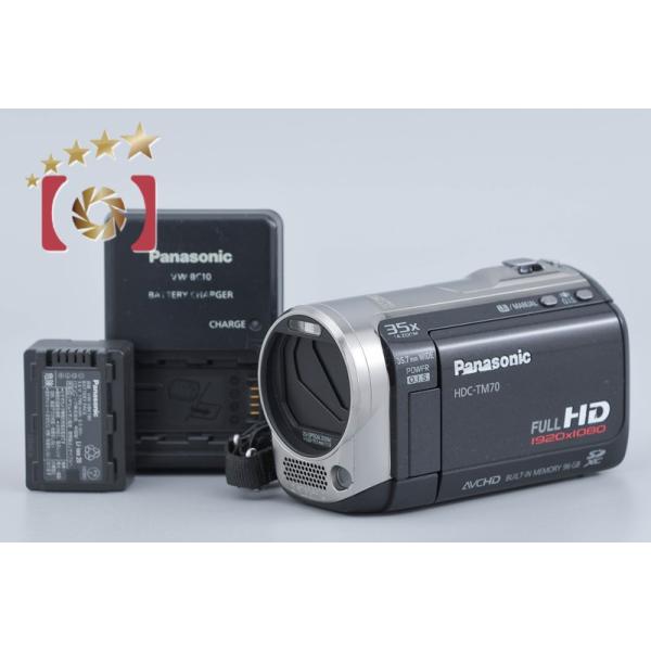 【中古】Panasonic パナソニック HDC-TM70 ブラック デジタルハイビジョンビデオカメラ