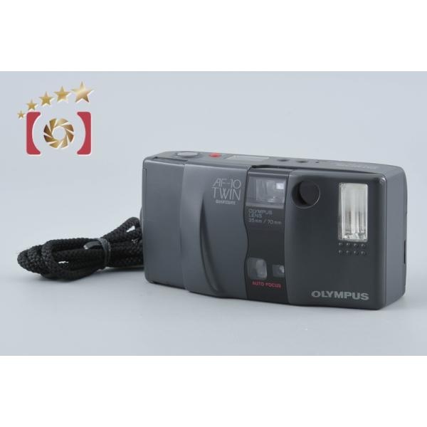 【中古】OLYMPUS オリンパス AF-10 TWIN QD コンパクトフィルムカメラ