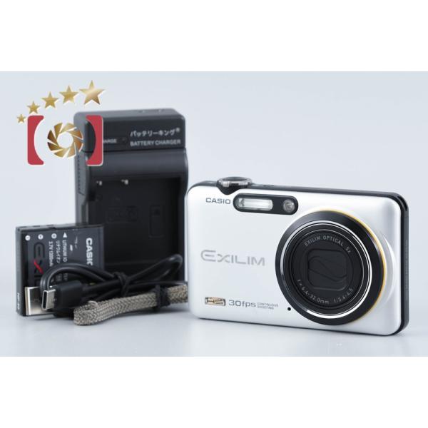 【中古】Casio カシオ EXILIM EX-FC100 ホワイト コンパクトデジタルカメラ