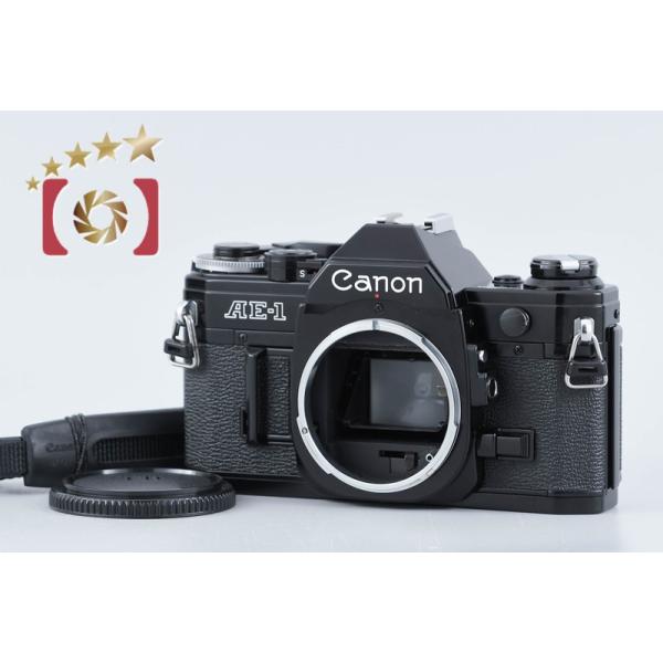 【中古】Canon キヤノン AE-1 ブラック フィルム一眼レフカメラ