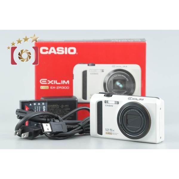 A*i様 6819 CASIO EXILIM EX-ZR300 ホワイト デジタ CASIO（カシオ） 【中古】CASIO HIGH SPEED EXILIM EX-ZR300 ホワイト