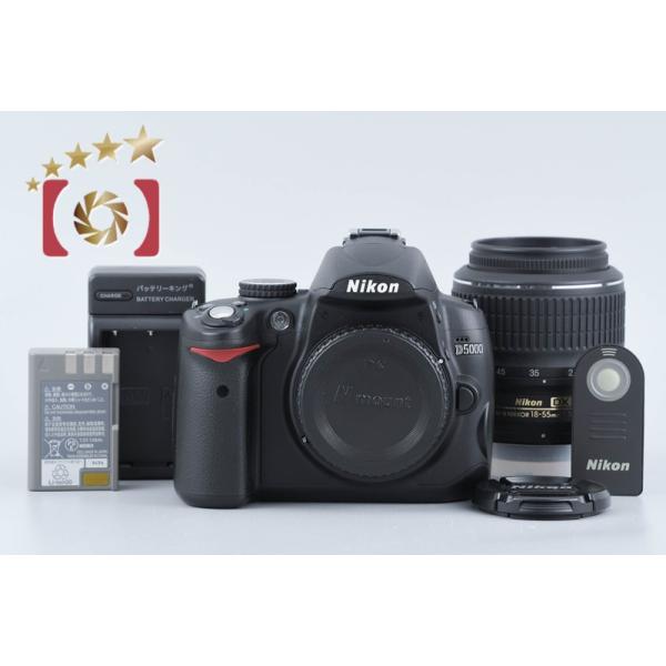 【中古】Nikon ニコン D5000 18-55 VR レンズキット シャッター回数僅少