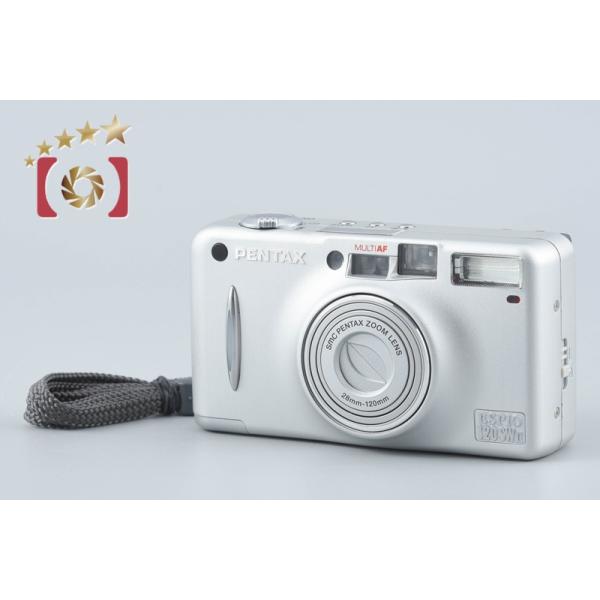 【中古】PENTAX ペンタックス ESPIO 120SWII シルバー コンパクトフィルムカメラ