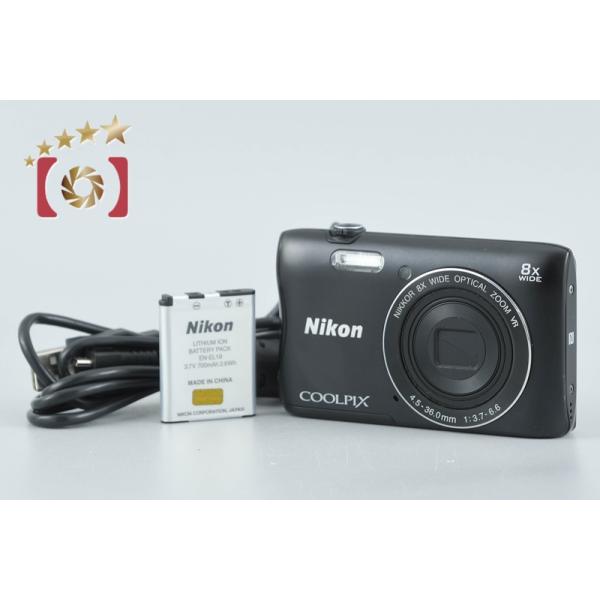 Nikon COOLPIX S3700 コンパクトカメラ コンデジ 難あり ニコン（Nikon） 【中古】Nikon COOLPIX S3700 ブラック コンパクト