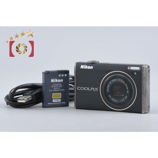 【中古】Nikon ニコン COOLPIX S640 ディープブラック コンパクトデジタルカメラ