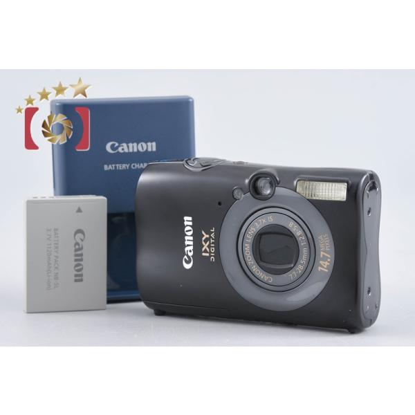 【中古】Canon キヤノン IXY DIGITAL 3000 IS パンサーブラック コンパクトデジタルカメラ