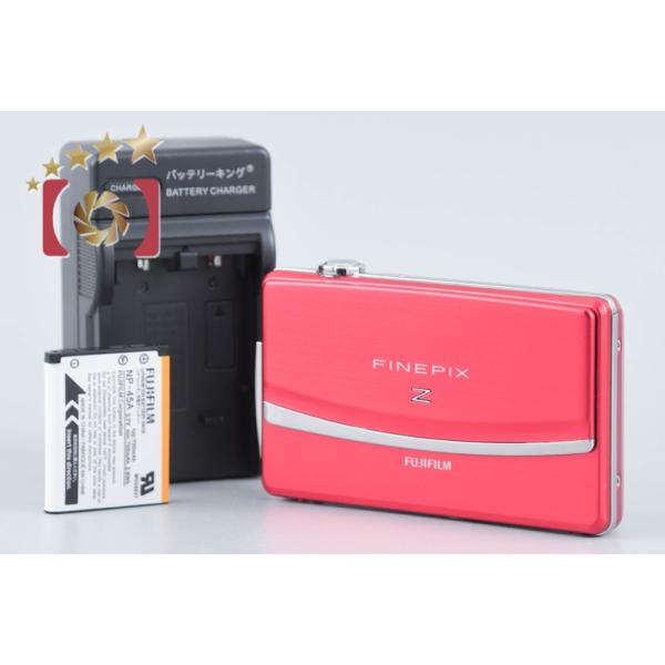 【中古】FUJIFILM 富士フイルム FinePix Z90 レッド コンパクトデジタルカメラ