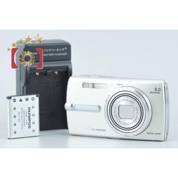 【中古】OLYMPUS オリンパス μ830 シャンパンシルバー コンパクトデジタルカメラ