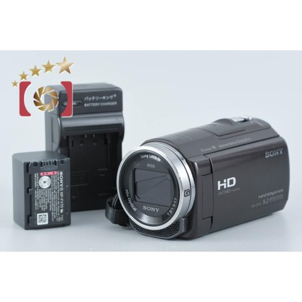 動作確認済 SONY HDR-CX535 ボルドーブラウン 本体 ビデオカメラ SONY（ソニー） 【中古】SONY HANDYCAM HDR-CX535 ボルドーブラウン