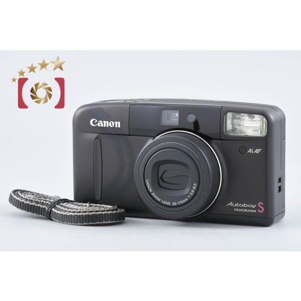 【中古】Canon キヤノン Autoboy S PANORAMA ブラウンブラック コンパクトフィルムカメラ