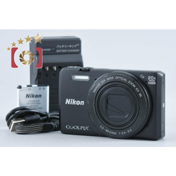 【中古】Nikon ニコン COOLPIX S7000 ブラック コンパクトデジタルカメラ