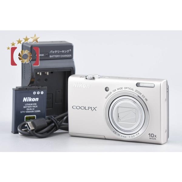 ニコン（Nikon） 【中古】Nikon COOLPIX S6200 プラチナシルバー