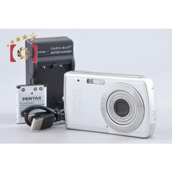 【中古】PENTAX ペンタックス Optio M40 シルバー コンパクトデジタルカメラ