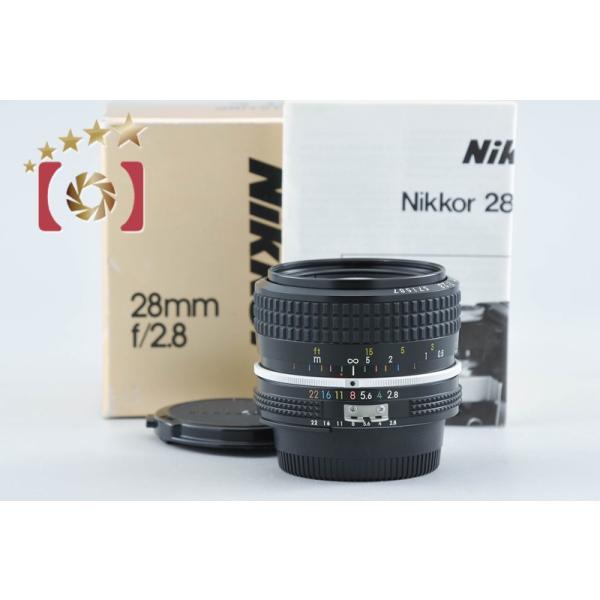 【中古】Nikon ニコン Ai NIKKOR 28mm f/2.8 元箱付き