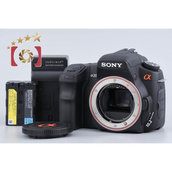 【中古】SONY ソニー α200 DSLR-A200 ブラック デジタル一眼レフカメラ