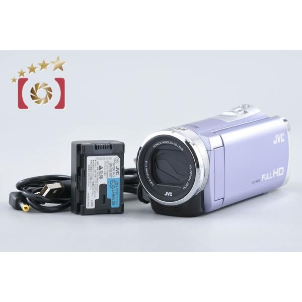 【中古】JVC ケンウッド Everio GZ-HM33 バイオレット デジタルビデオカメラ