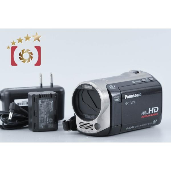 【中古】Panasonic パナソニック HDC-TM70 ブラック デジタルハイビジョンビデオカメラ